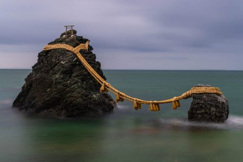 Meoto Iwa Married Couple Rock Shrine - Melanie Fisher