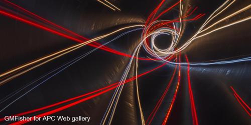 Camera rotation M3 light trails - Gavin Fisher
